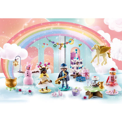 Playmobil Adventskalender Weihnachtsfest unter dem Regenbogen