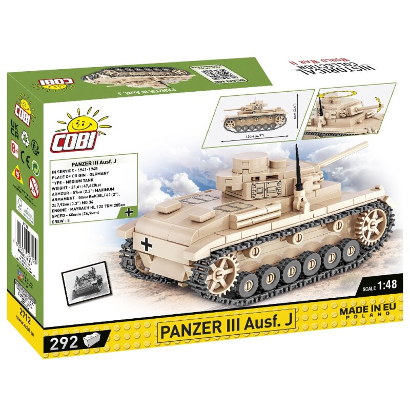 COBI Historical Collection WWII Panzer III Ausf. J