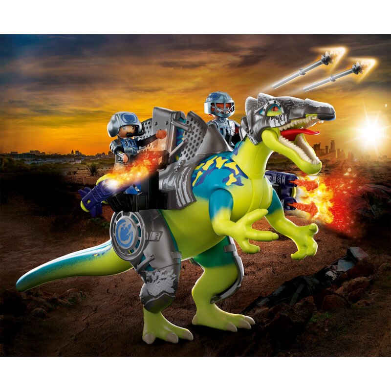 Playmobil Dinos Spinosaurus: Doppelte Verteidigungs-Power