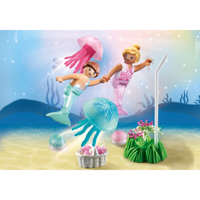 Playmobil Princess Magic Meerjungfrauenkinder mit Quallen