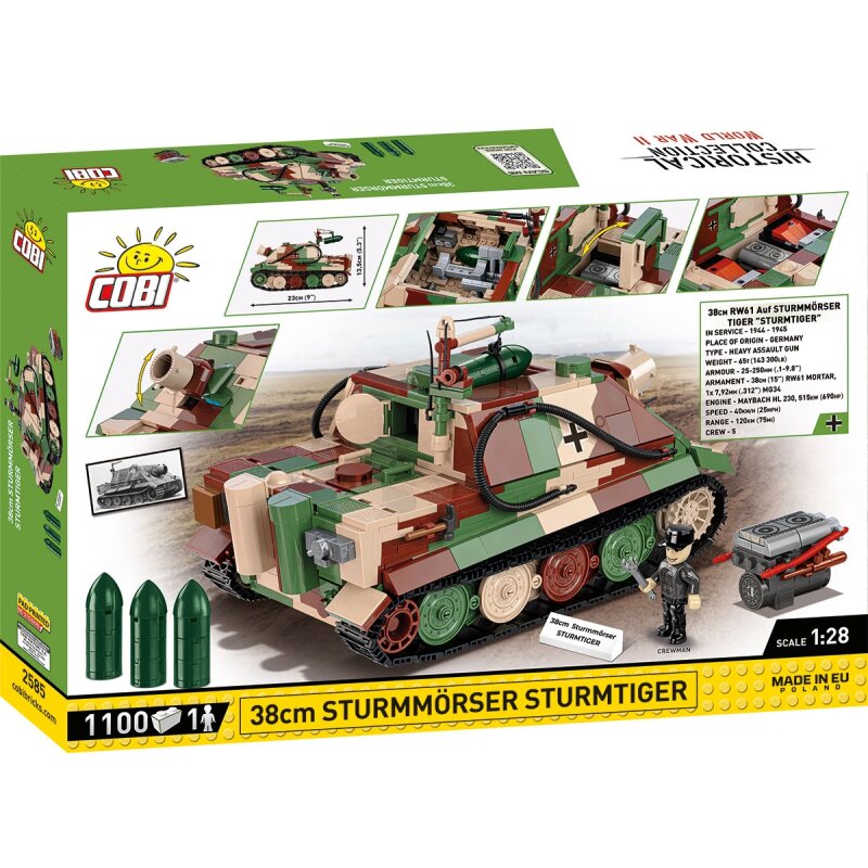 COBI Historical Collection WWII 38cm Sturmmörser Sturmtiger