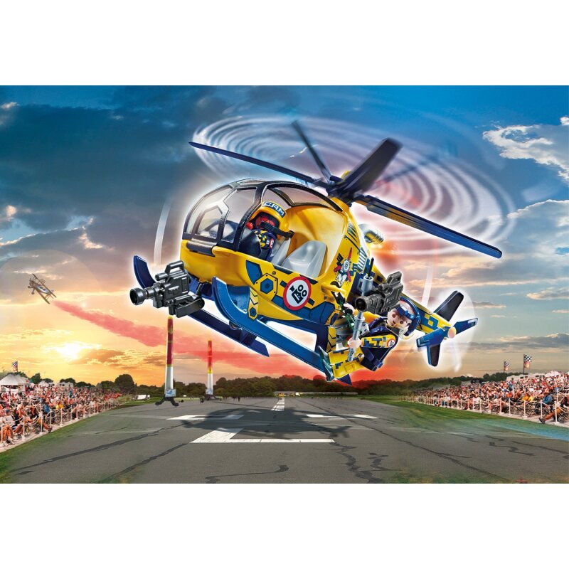 Playmobil Air Stuntshow Filmcrew-Helikopter