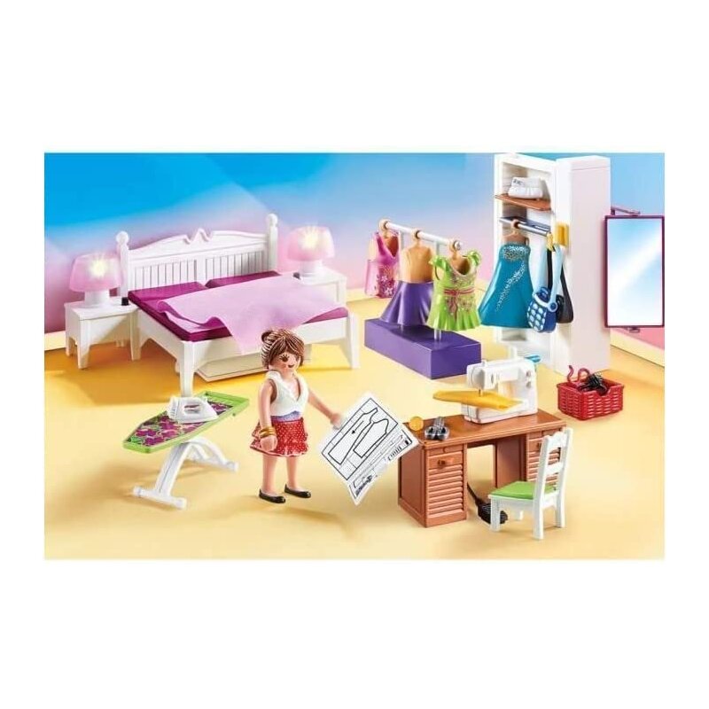 Playmobil Dollhouse Schlafzimmer mit Nähecke