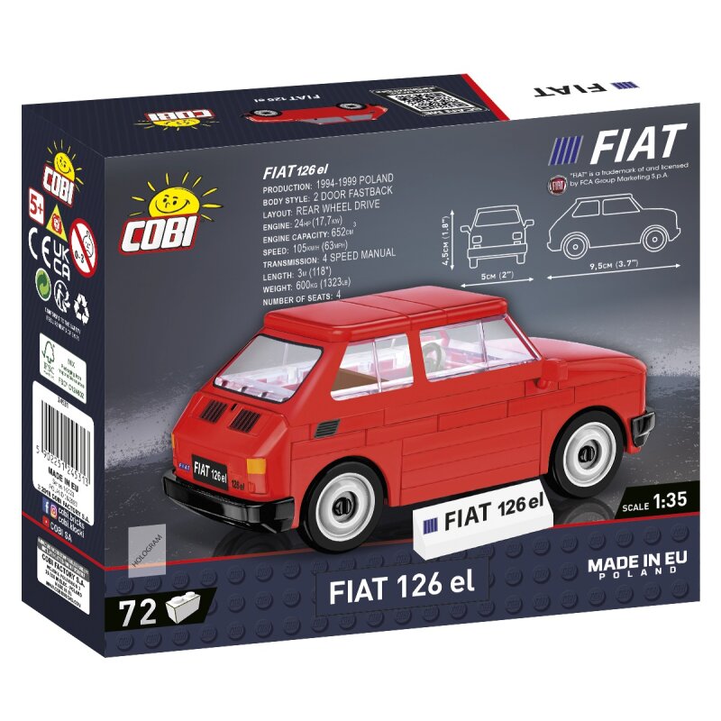 COBI Fahrzeuge Fiat 126p el