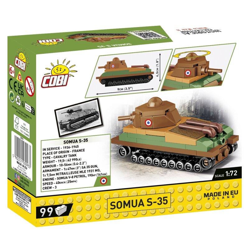 COBI Historical Collection Somua S-35