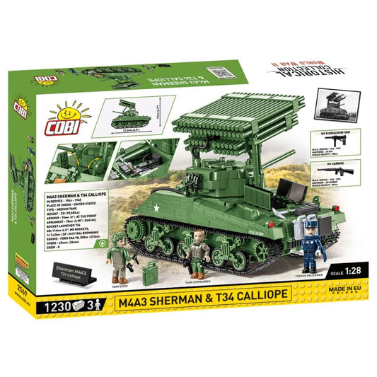 COBI M4A3 Sherman & T34 Calliope - Executive Editon