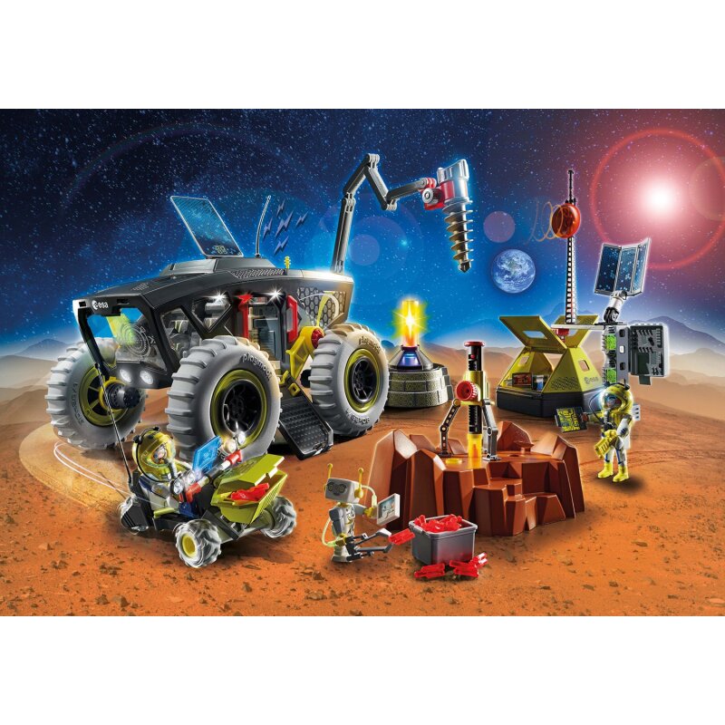 Playmobil Space Mars-Expedition mit Fahrzeugen