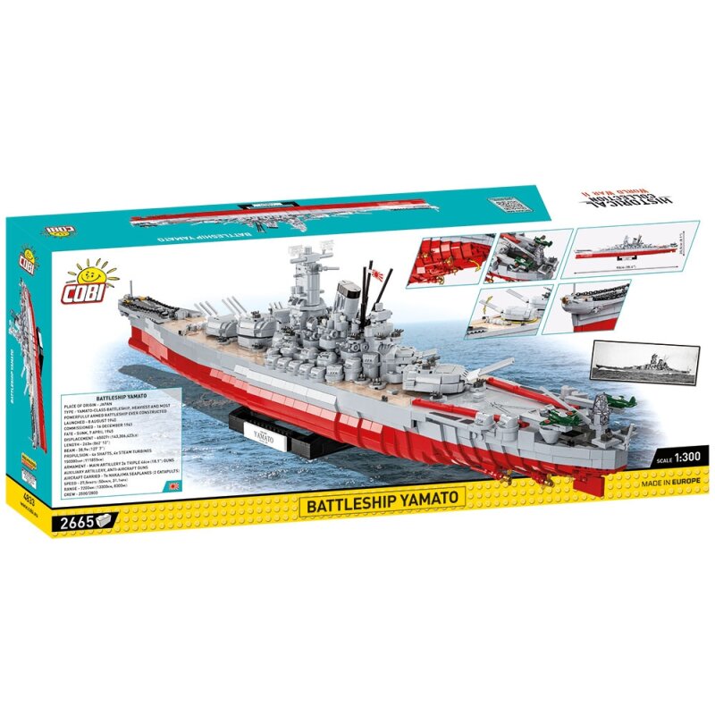 COBI Historical Collection WWII Battleship YAMATO