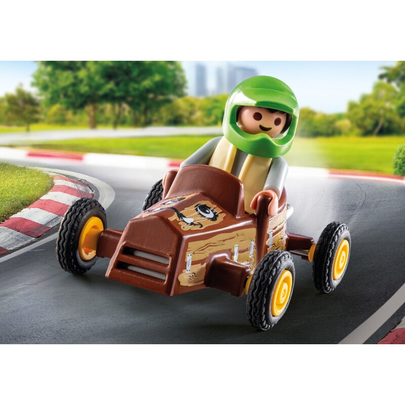 Playmobil Figuren Kind mit Kart