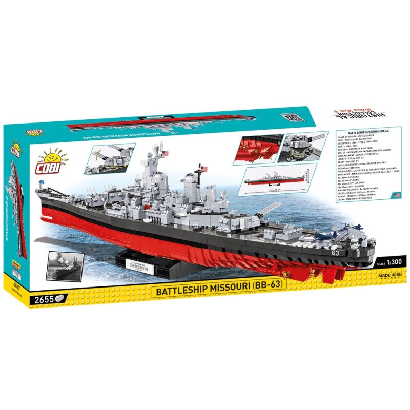 COBI Historical Collection WWII Battleship Missouri BB-63