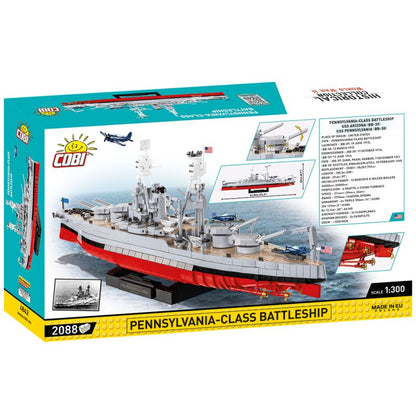 COBI Historical Collection WWII Pennsylvania - Class Battleship (2in1) - Executive Edition