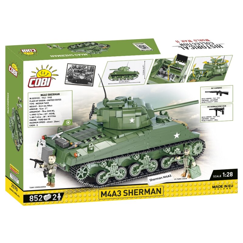 COBI Historical Collection WWII M4A3 Sherman