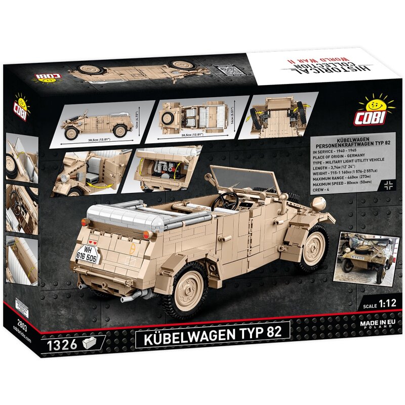 COBI Historical Collection WWII Kübelwagen Personenkraftwagen Typ 82