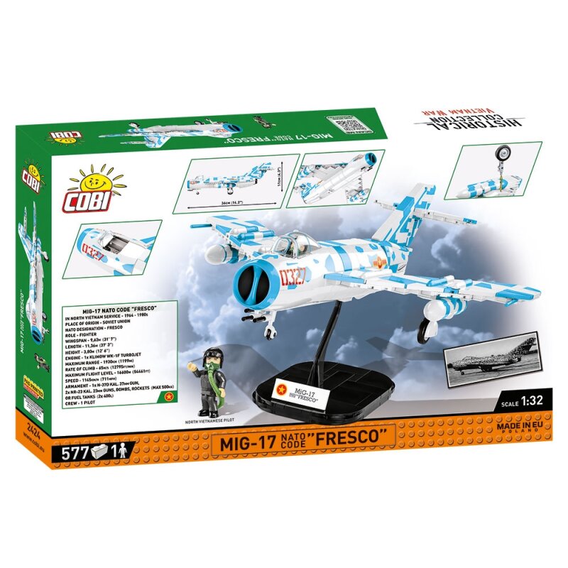 COBI Historical Collection WWII MIG-17 NATO Code F