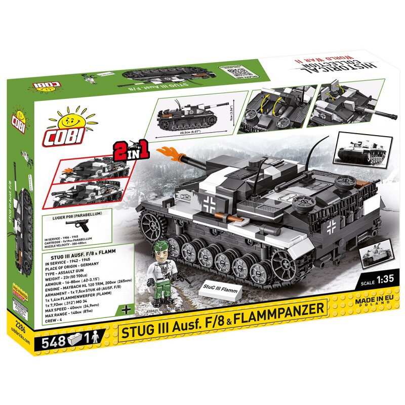 COBI Historical Collection StuG III Ausf.F/8 & Flammpanzer