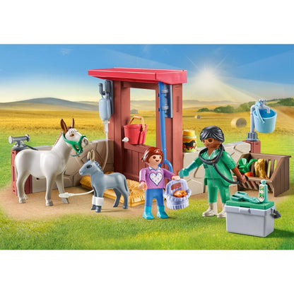 Playmobil Country Tierarzteinsatz bei den Eseln