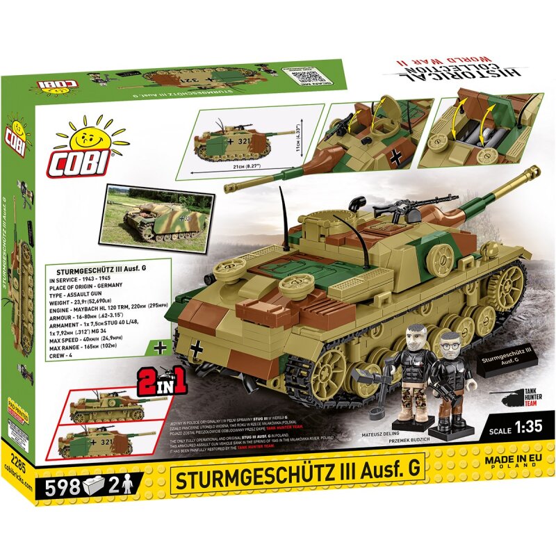 COBI Historical Collection WWll Sturmgeschütz III AUSF.G EXECUTIVE