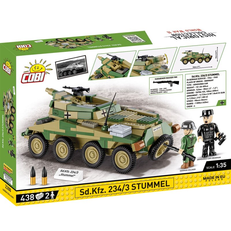 COBI Historical Collection SD.KFZ 234/3 Stummel