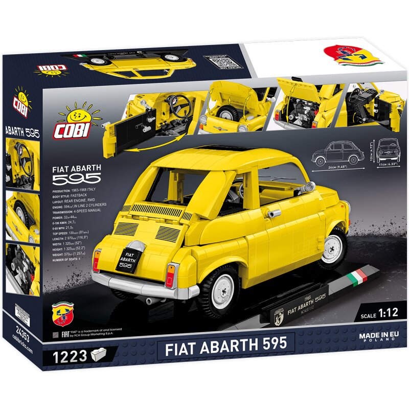 COBI Fahrzeuge 1965 FIAT 500 Abarth - Executive Edition