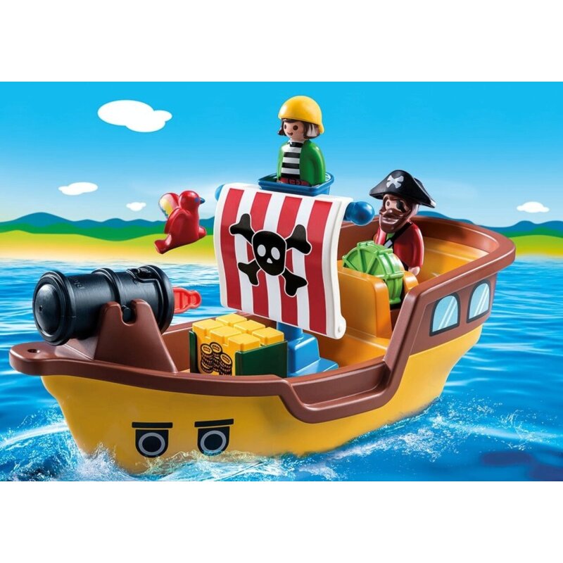 Playmobil 1.2.3 Piratenschiff