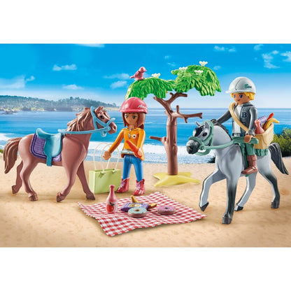 Playmobil Horses of Waterfall Reitausflug an den Strand mit Amelia und Ben