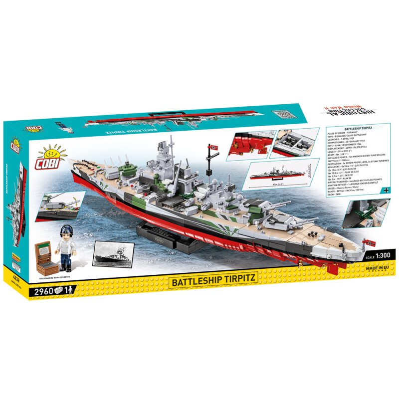 COBI Historical Collection WWII Battleship Tirpitz Executive Edition