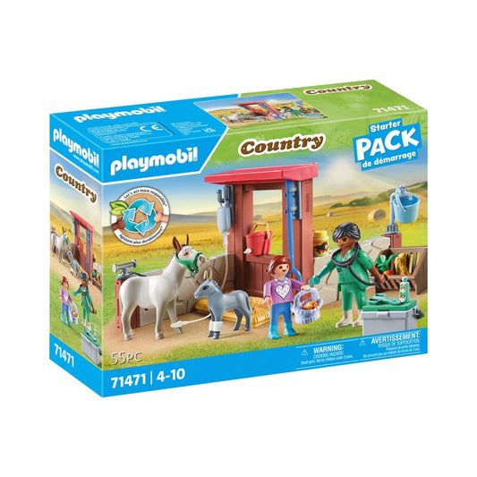 Playmobil Country Tierarzteinsatz bei den Eseln