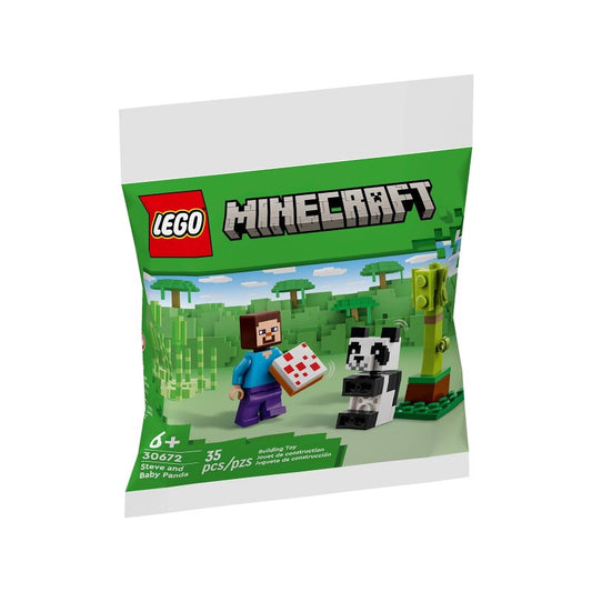 LEGO Minecraft Steve mit Baby-Panda Polybag