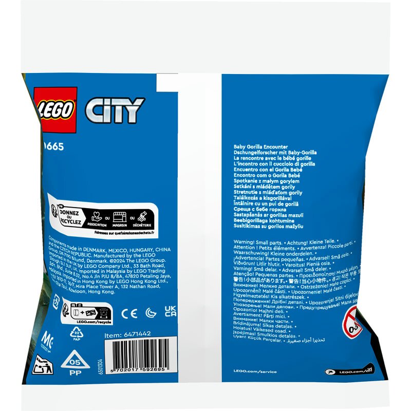 LEGO City Polybag Dschungelforscher mit Baby-Gorilla