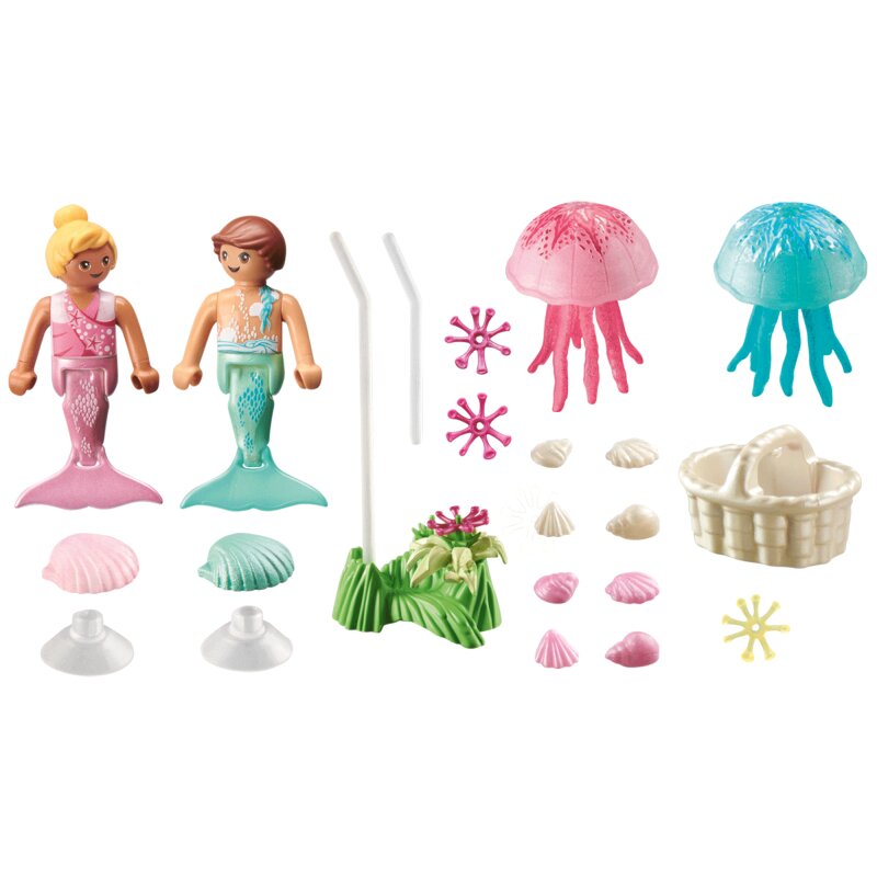 Playmobil Princess Magic Meerjungfrauenkinder mit Quallen