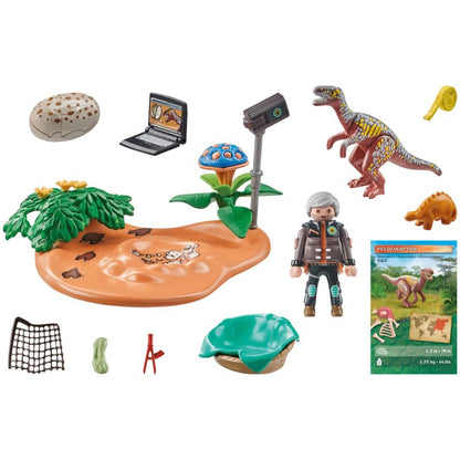 Playmobil Dinos Stegosaurusnest mit Eierdieb