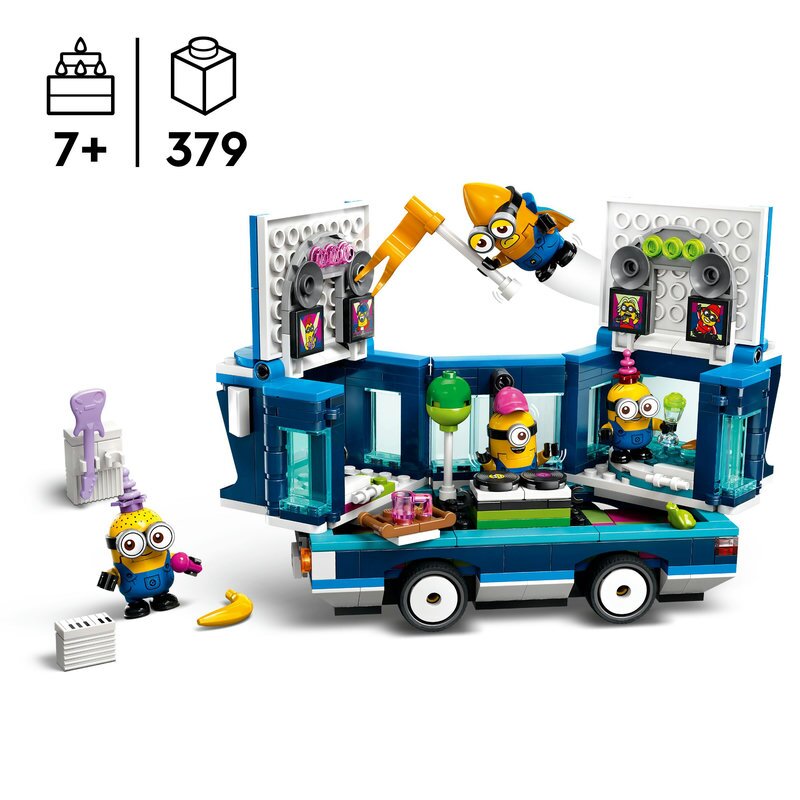 LEGO Minions und der Party Bus