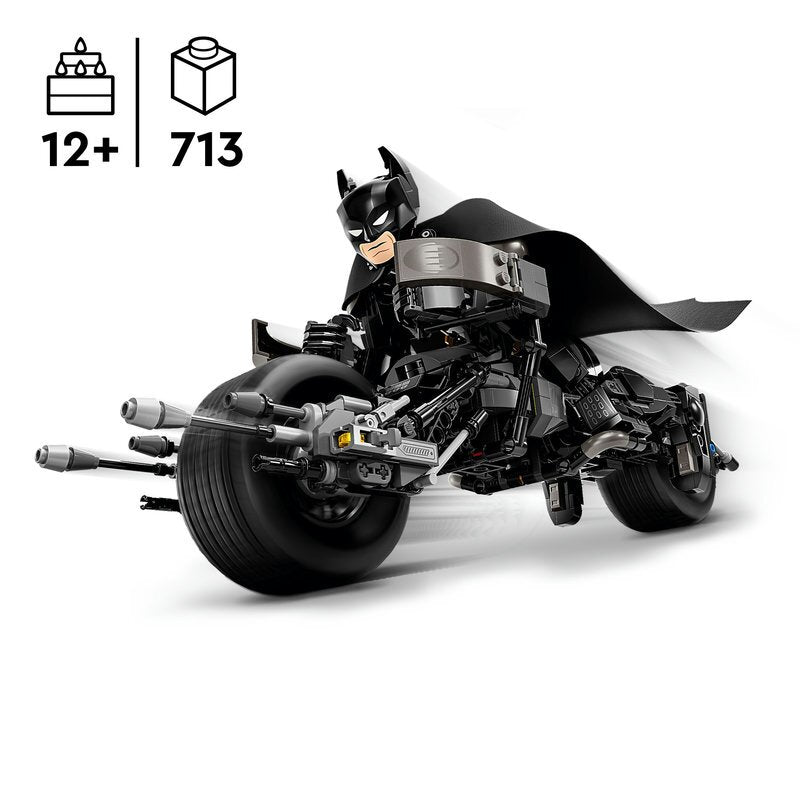 LEGO DC Batman Baufigur mit dem Batpod