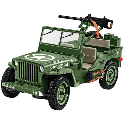 COBI Historical Collection WWll  Willys MB & M2 gun  scale 1:12