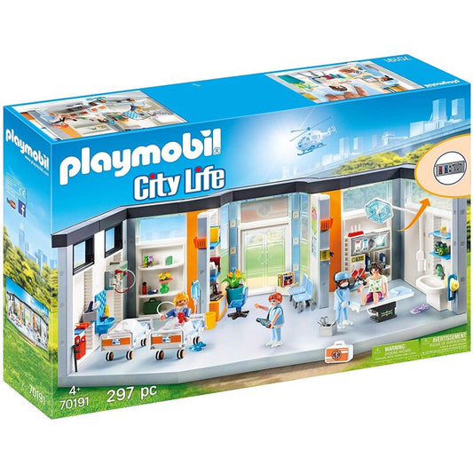 Playmobil City Life Krankenhaus mit Einrichtung Set