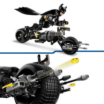 LEGO DC Batman Baufigur mit dem Batpod