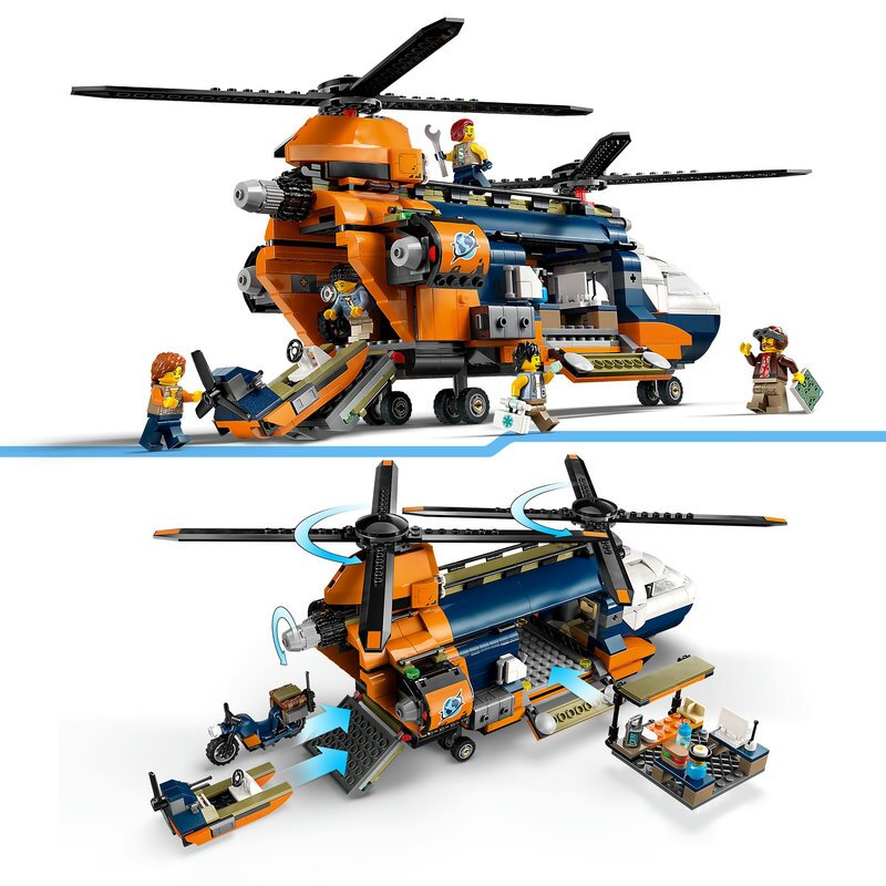 LEGO City Dschungelforscher-Hubschrauber