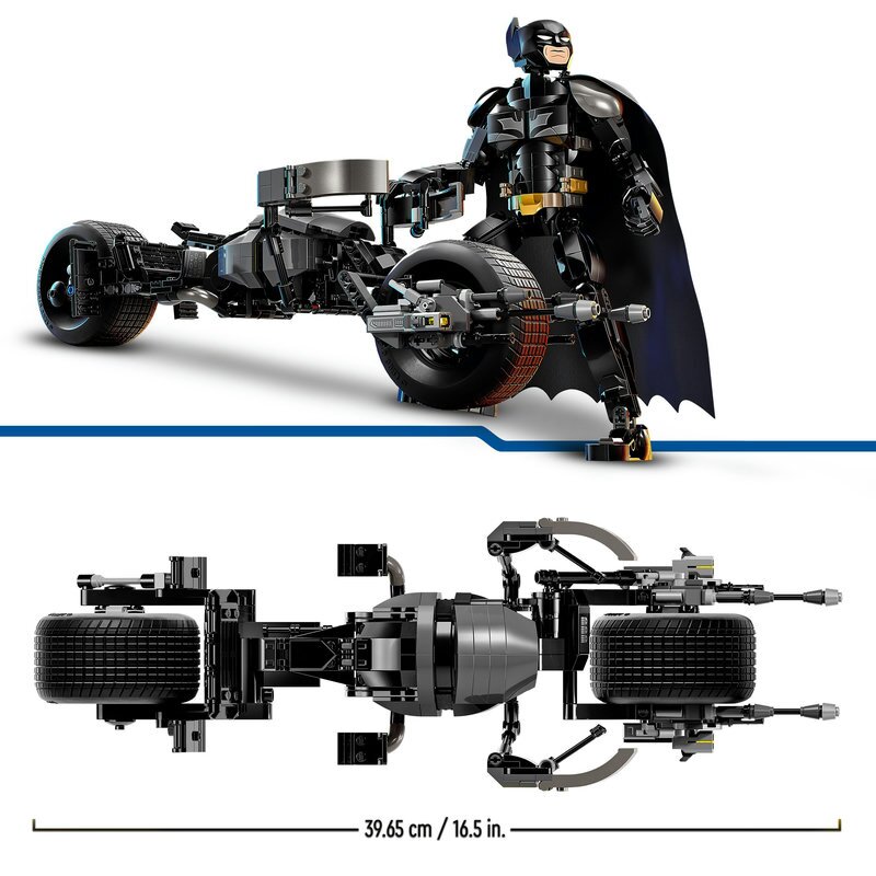 LEGO DC Batman Baufigur mit dem Batpod