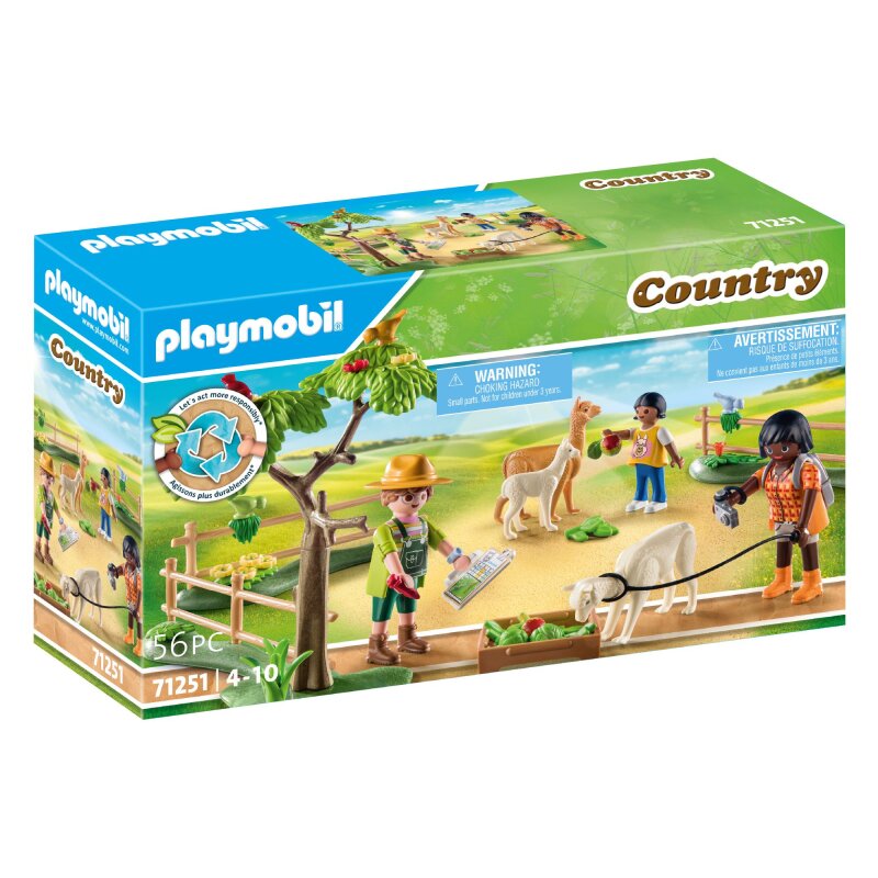 Playmobil Country Alpaka-Wanderung