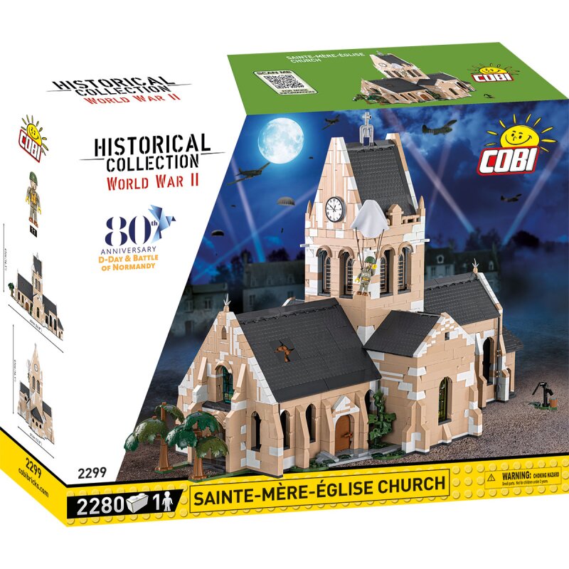 COBI Historical Collection WWII Church Sainte-Mère-Eglise June 6, 1944   D-Day