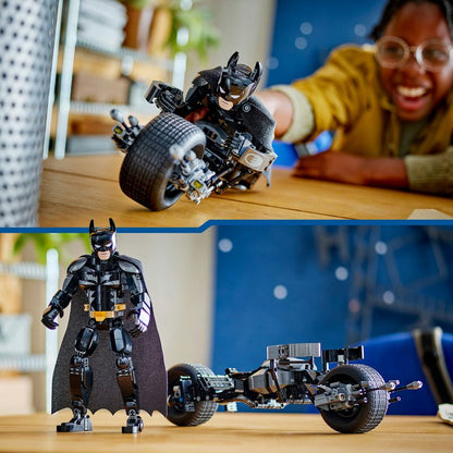 LEGO DC Batman Baufigur mit dem Batpod