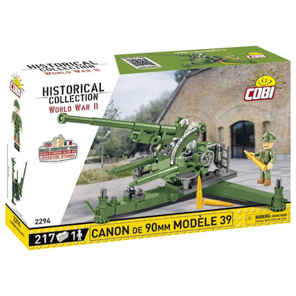 COBI Historical Collection WWII Canon de 90 mm Modele 1939