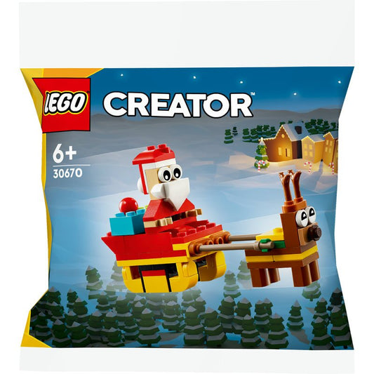 LEGO Creator Weihnachtsmann auf Schlittenfahrt