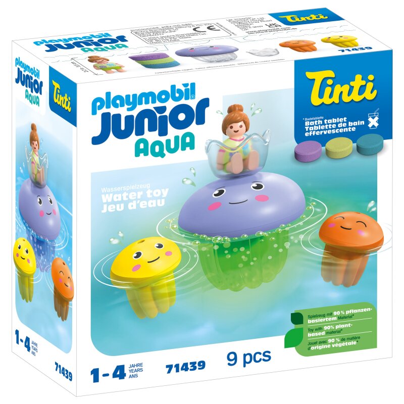 Playmobil 1.2.3 AQUA & Tinti: Bunte Quallenfamilie