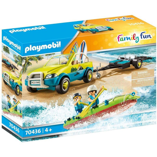 Playmobil Family & Fun Strandauto mit Kanuanhänger