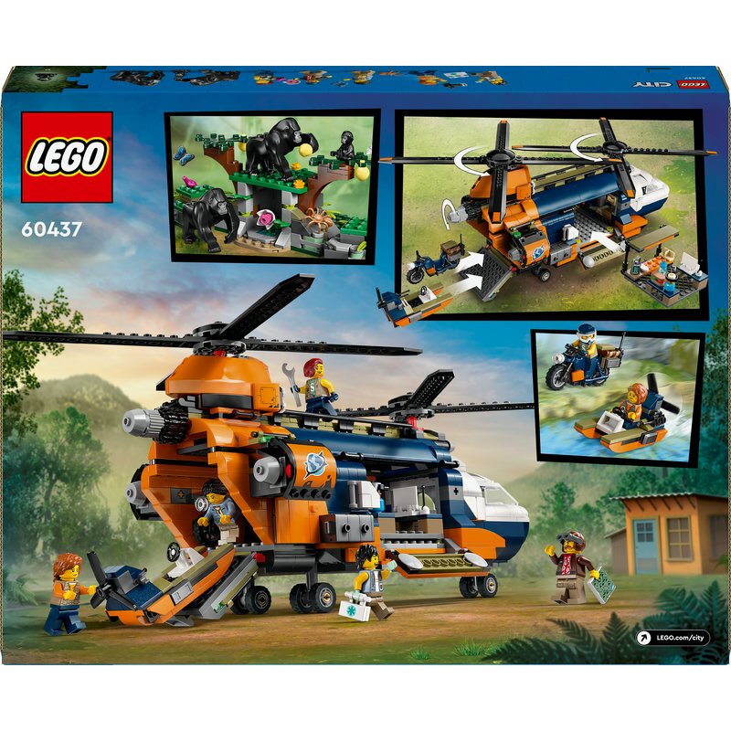 LEGO City Dschungelforscher-Hubschrauber