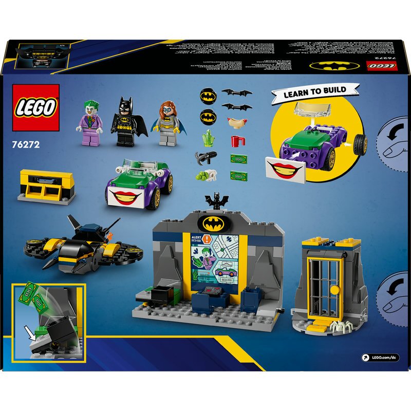 LEGO DC Bathöhle mit Batman Batgirl und Joker