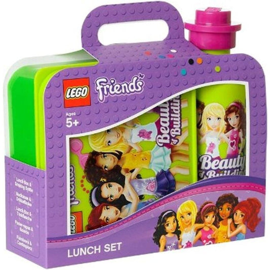 LEGO Friends Frühstücksset mit Brotdose und Trinkflasche