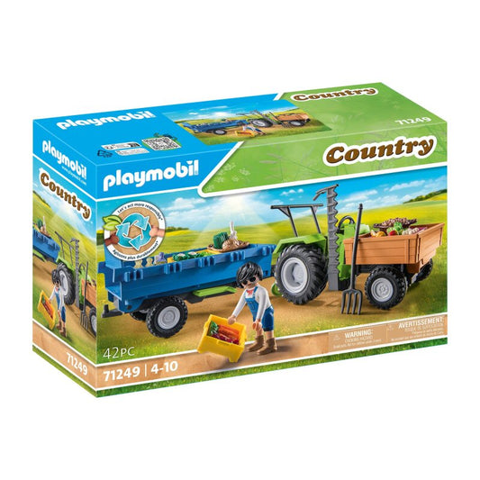 Playmobil Country Traktor mit Hänger