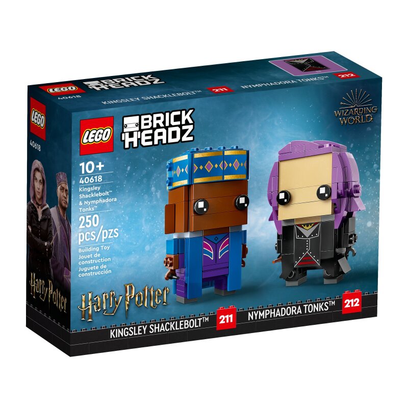 LEGO Brickheadz Kingsley Shacklebolt & Nymphadora Tonks